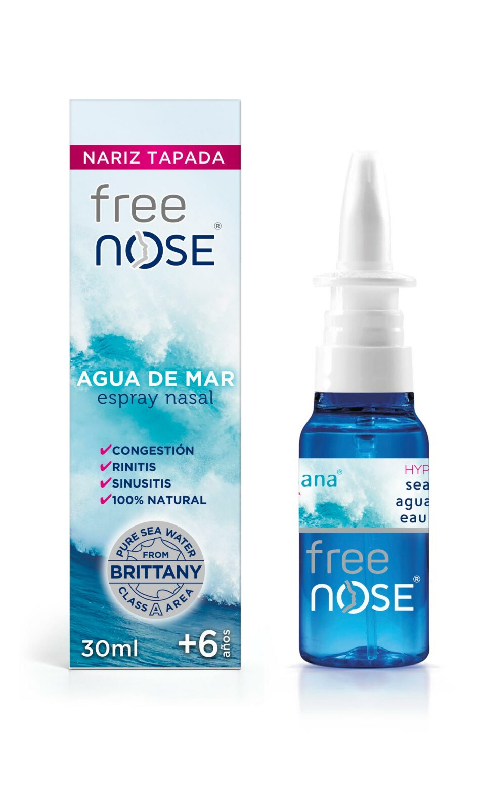 Farmacia Fuentelucha  Free Nose Agua de Mar Hipertónica spray